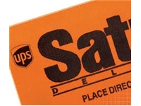 UPS Saturday <BR> Delivery <BR>