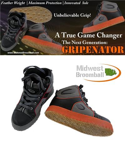 Acacia® "Grip-Inator" <BR> Broomball Shoes
