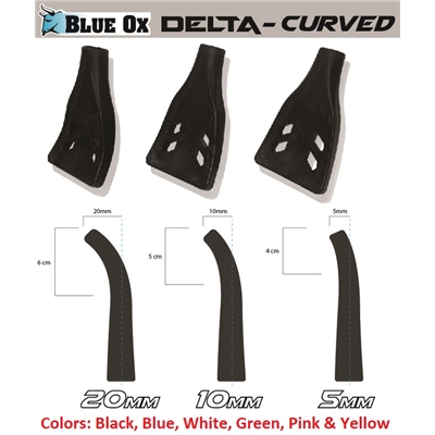 Blue Ox® Delta Curve Head Only <BR> 5, 10 or 20mm "Curve" Broomball Head
