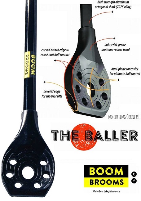 Boom Brooms®  <BR> Aluminum Broomball Stick / Broom