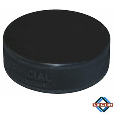 Black 6 oz Official <BR> Ice Hockey Puck