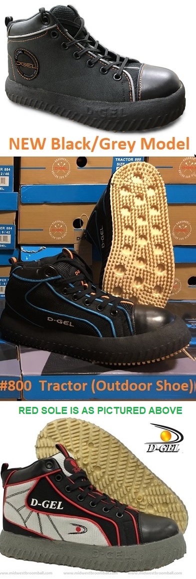 D-Gel® Broomball Shoes <BR> #800 Tractor Outdoor