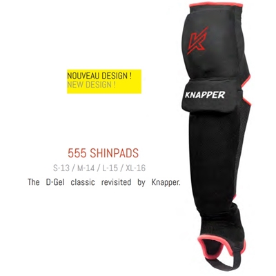 Knapper® 555 Broomball <BR> Knee and Shin Pads / Guards